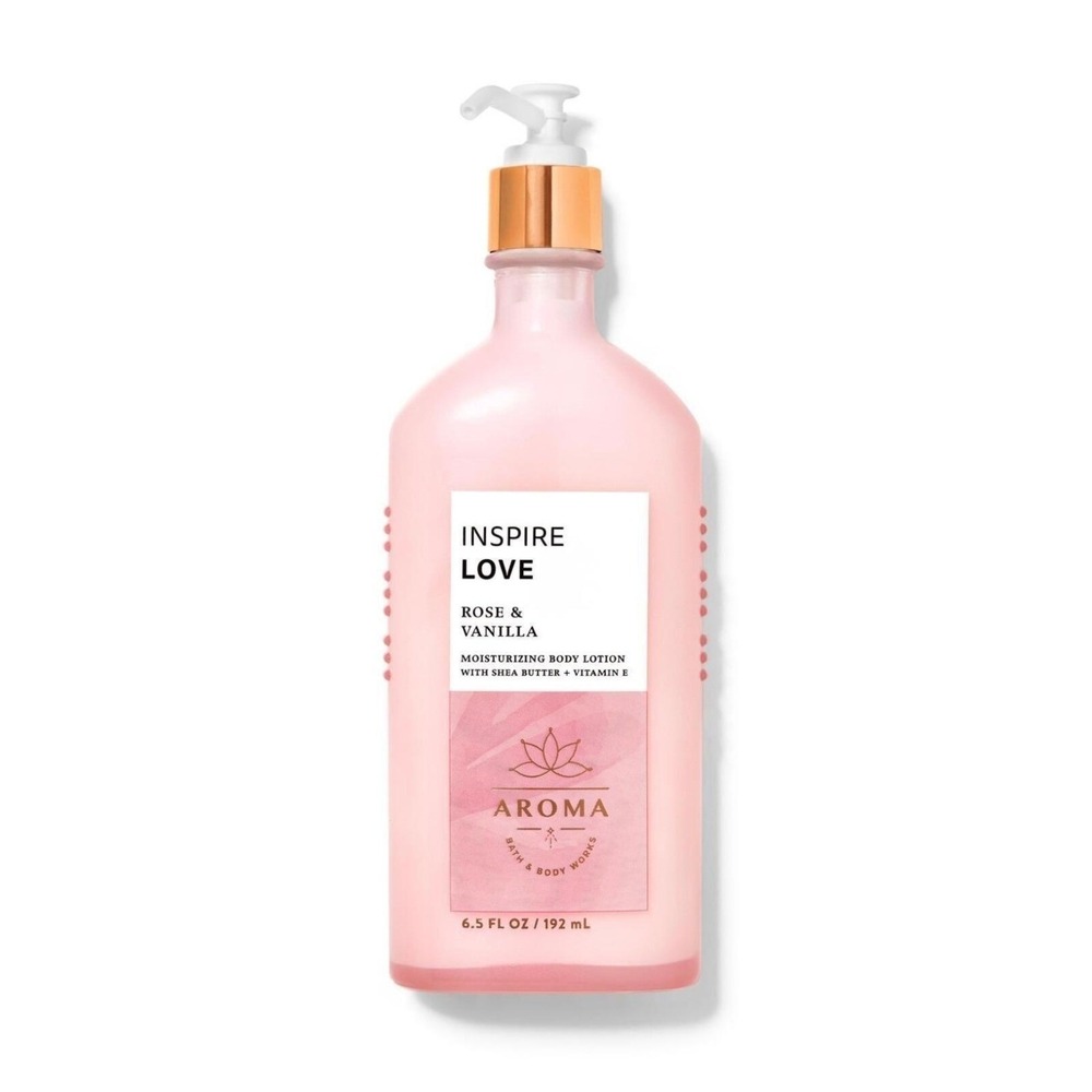 Bath and Body Works Inspire Love Rose Vanilla Moisturizing Body Lotion 6.5 fl oz